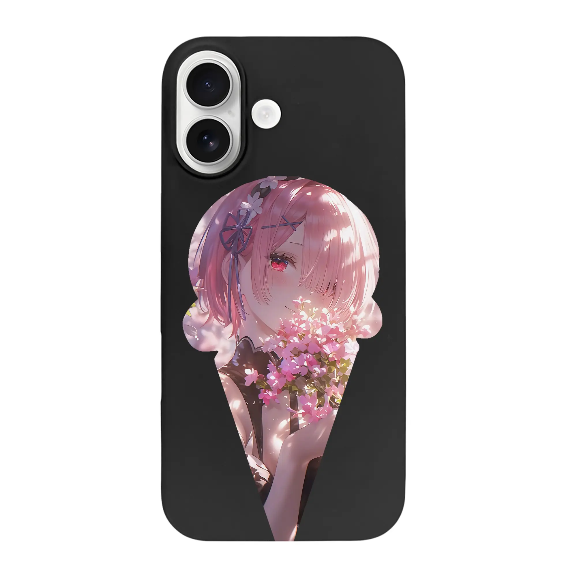 リゼロ グッズ ラム - iPhone 17 シリーズ シリコンケース 薄型 耐衝撃 指紋防止 ソフトタッチカバー 精密フィット 傷防止 保護ケース iPhone 17/17 Air/17 Pro/17 Pro Max 対応